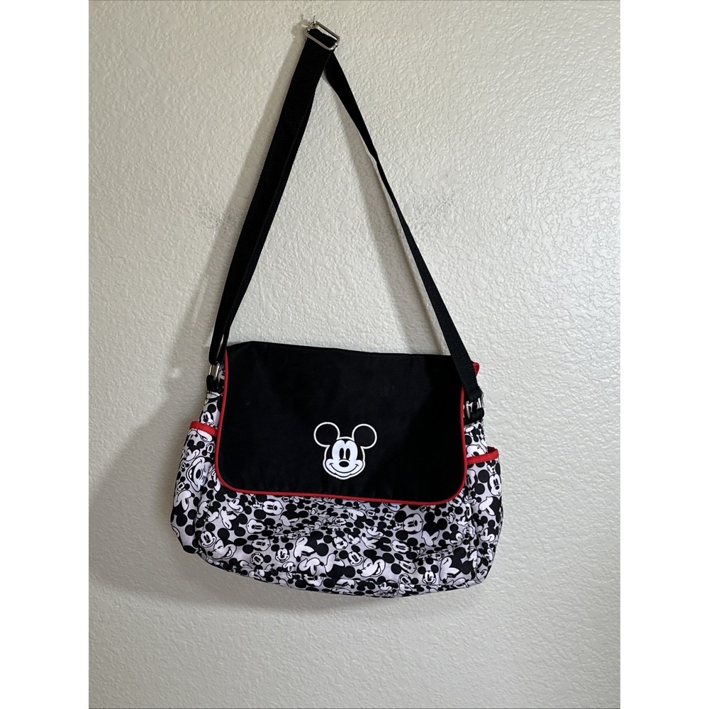 Disney Diaper Travel Bag 3 Piece Set. Adjustable Strap. Insulated Bottle Holder